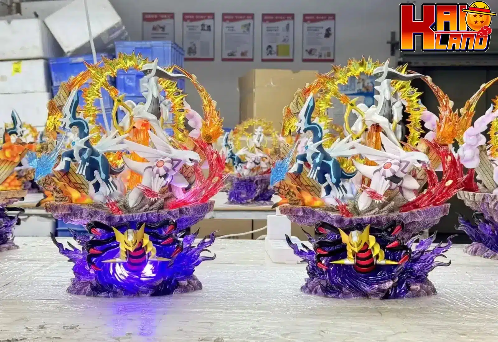 Pokemon PPAP Studio Arceus x Mythical Pokemon Resin Statue