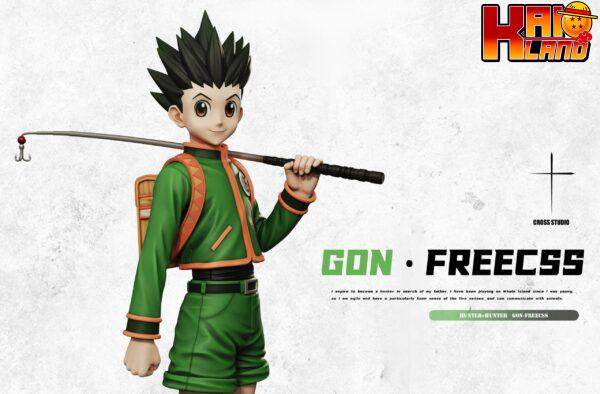 Hunter x Hunter Cross Studio Fishing Rod Gon Freecss Resin Statue 2