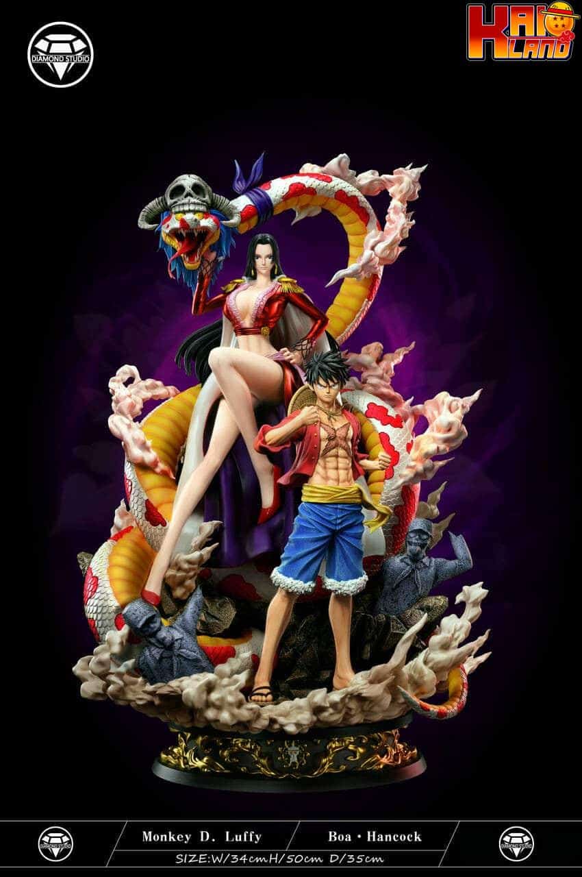 One Piece Diamond Studio Luffy x Boa Hancock Resin Statue
