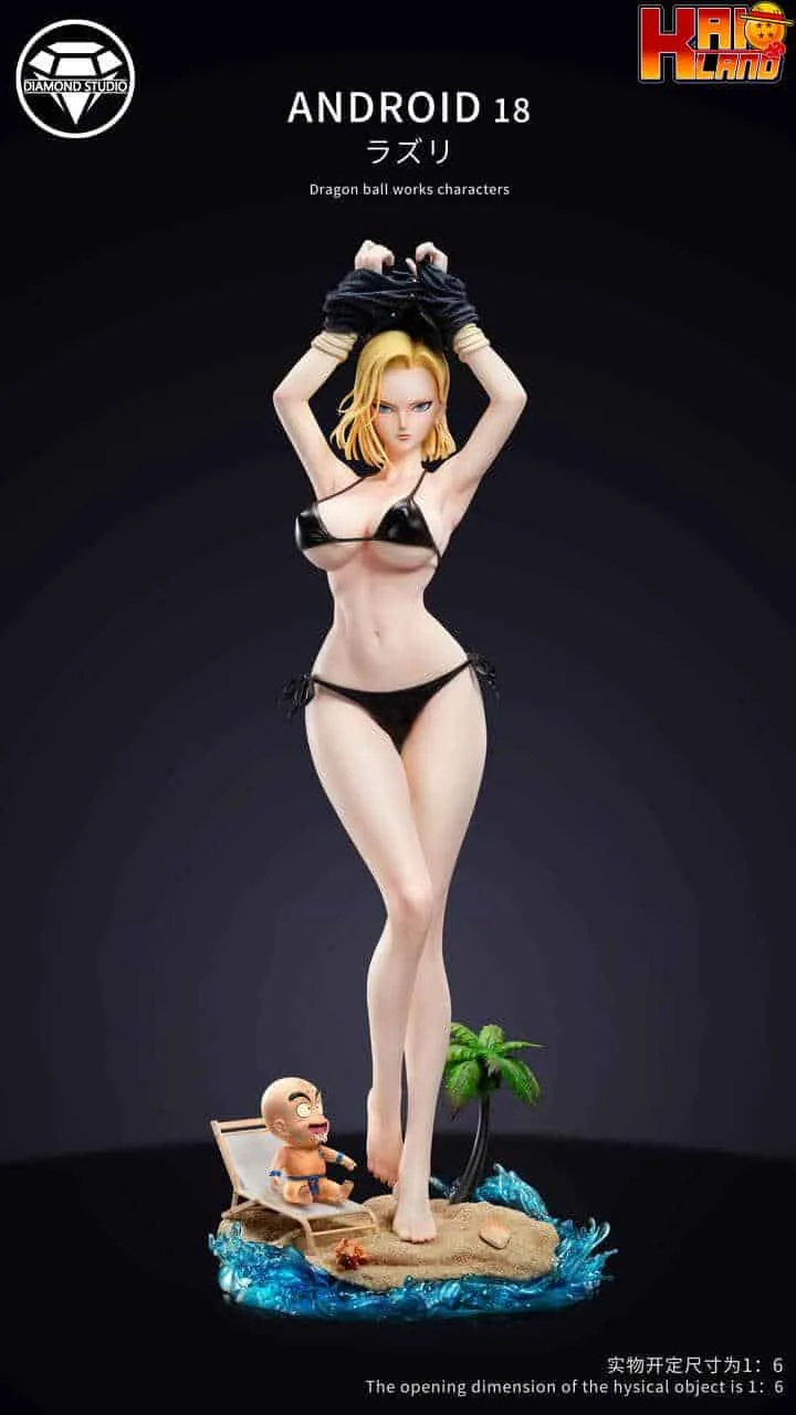 Dragon Ball Diamond Studio Android 18 C18 Resin Statue