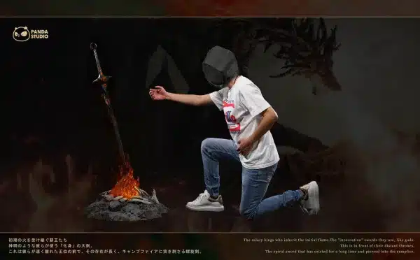 Dark Souls 3 Panda Studio FireLink Greatsword Resin Statue 4