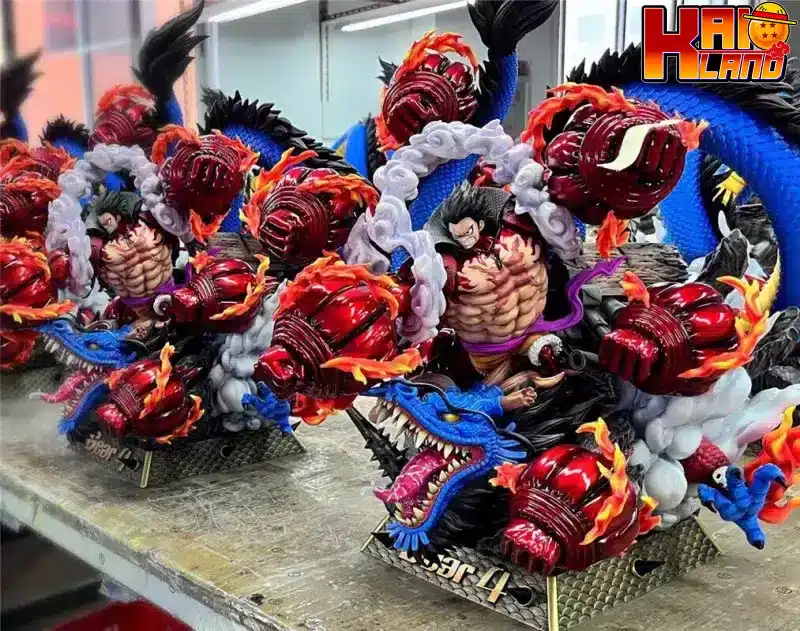 One Piece TH Studio Gear Fourth Monkey D Luffy Vs Kaido Resin Statue