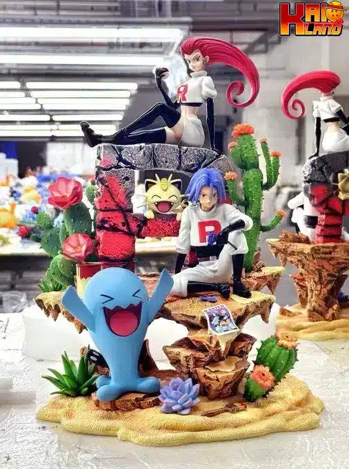 Pokemon EGG Studio Team Rocket V2 Resin Statue