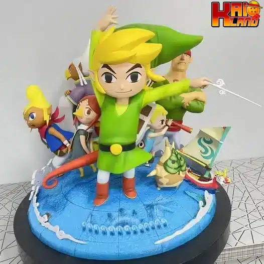 The Legend of Zelda Kintsukuroi Creations Wind Waker Diorama Resin Statue