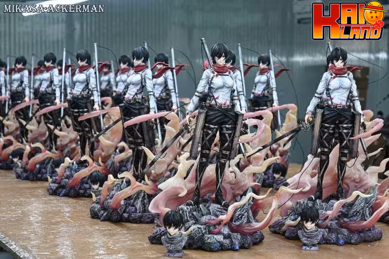 Attack On Titan Light Team Studio Mikasa Ackerman Resin Statue