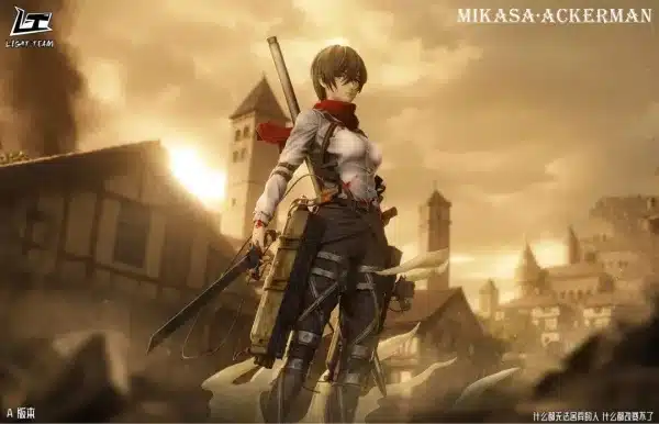 Attack On Titan Light Team Studio Mikasa Ackerman Resin Statue 2