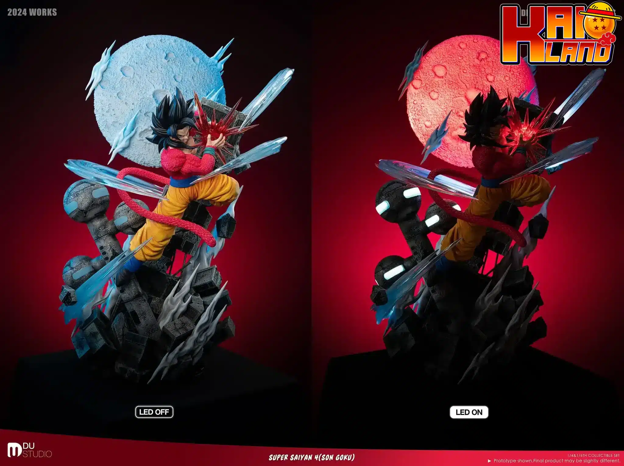 Dragon Ball Du Studio SSJ4 Goku Resin Statue