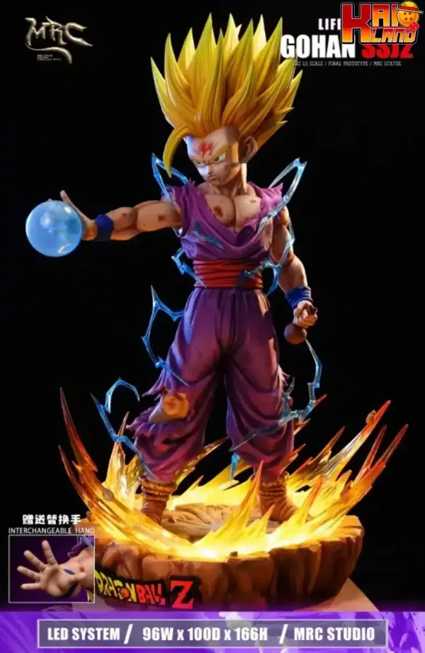 Dragon Ball MRC Studio SSJ2 Gohan V2 Resin Statue 6