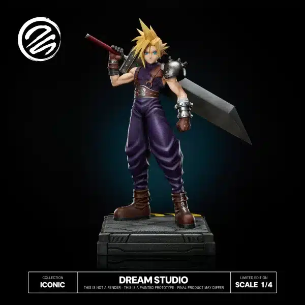 Final Fantasy Dream Studio Cloud Resin Statue 1 3