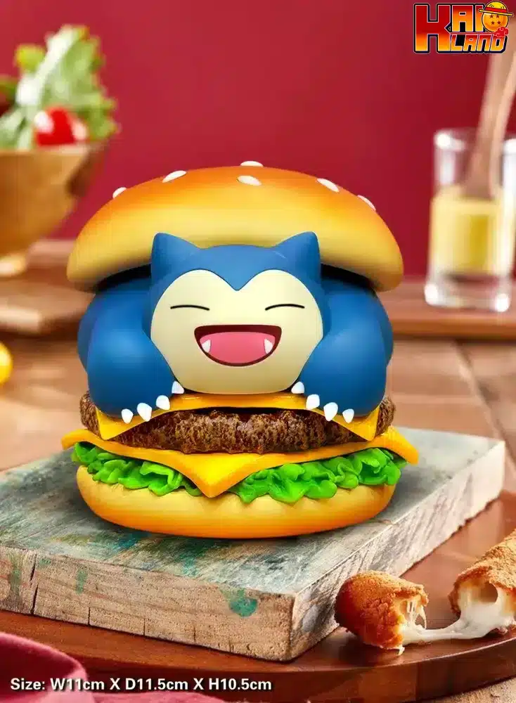 Pokemon PPAP Studio Hamburger Snorlax Resin Statue