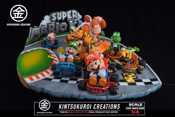 Super Mario Kintsukuroi Creations SMK Diorama Resin Statue 4 1