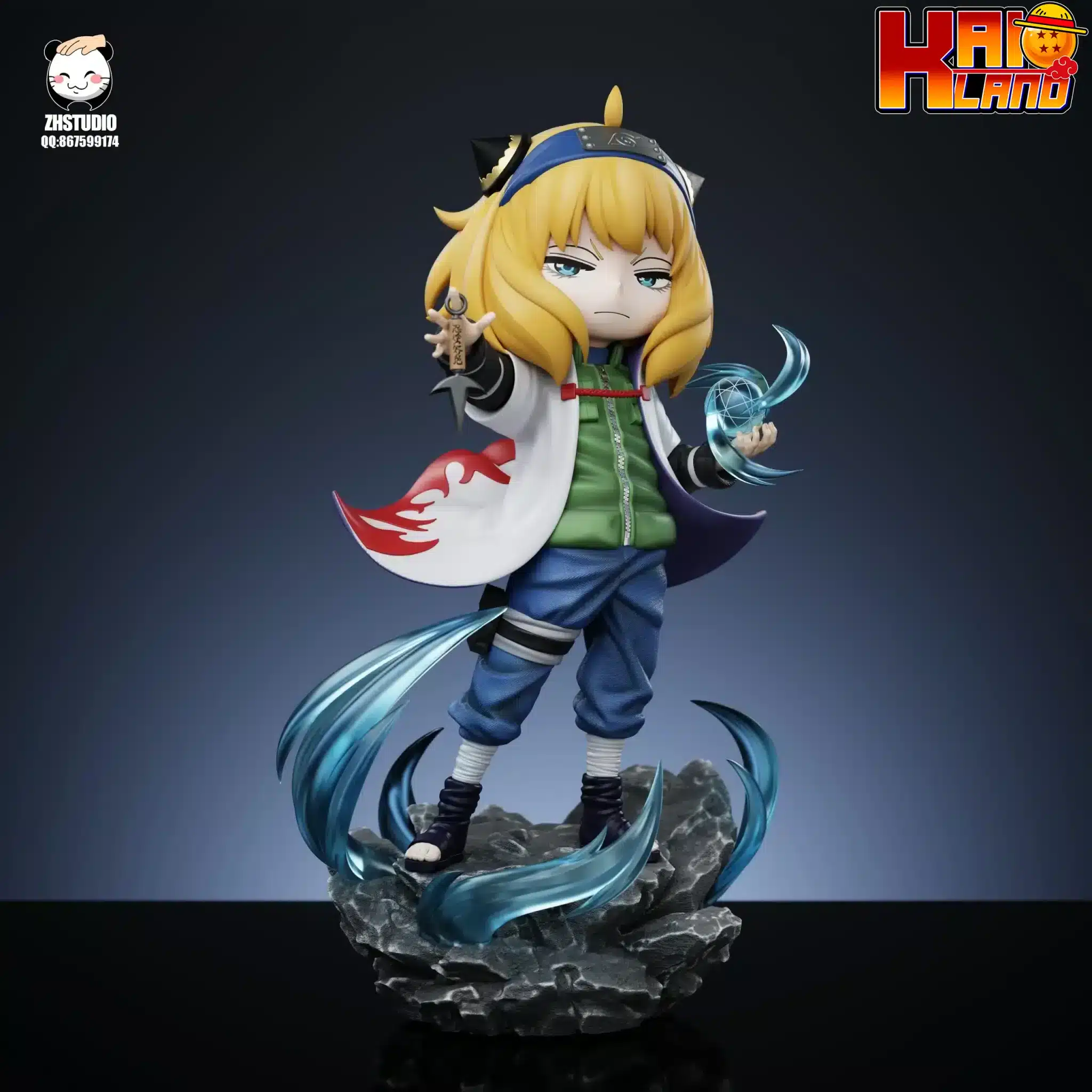Spy x Family ZH Studio Anya Cosplays Minato Namikaze Resin Statue