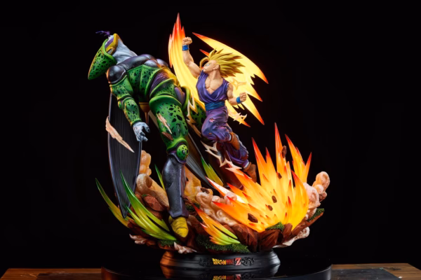 Dragon Ball KD Collectibles Gohan vs Cell Resin Statue 2