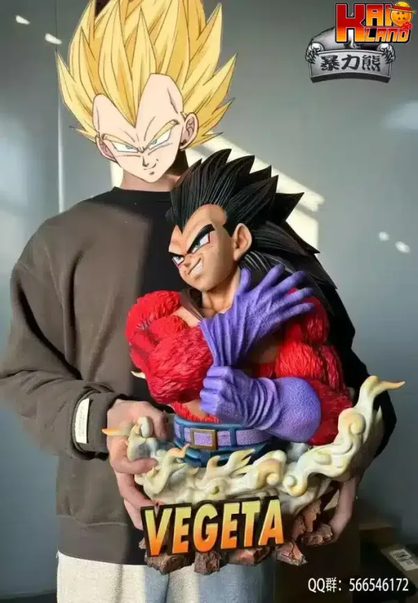 Dragon Ball Violent Bear Studio SSJ4 Vegeta Resin Statue 1