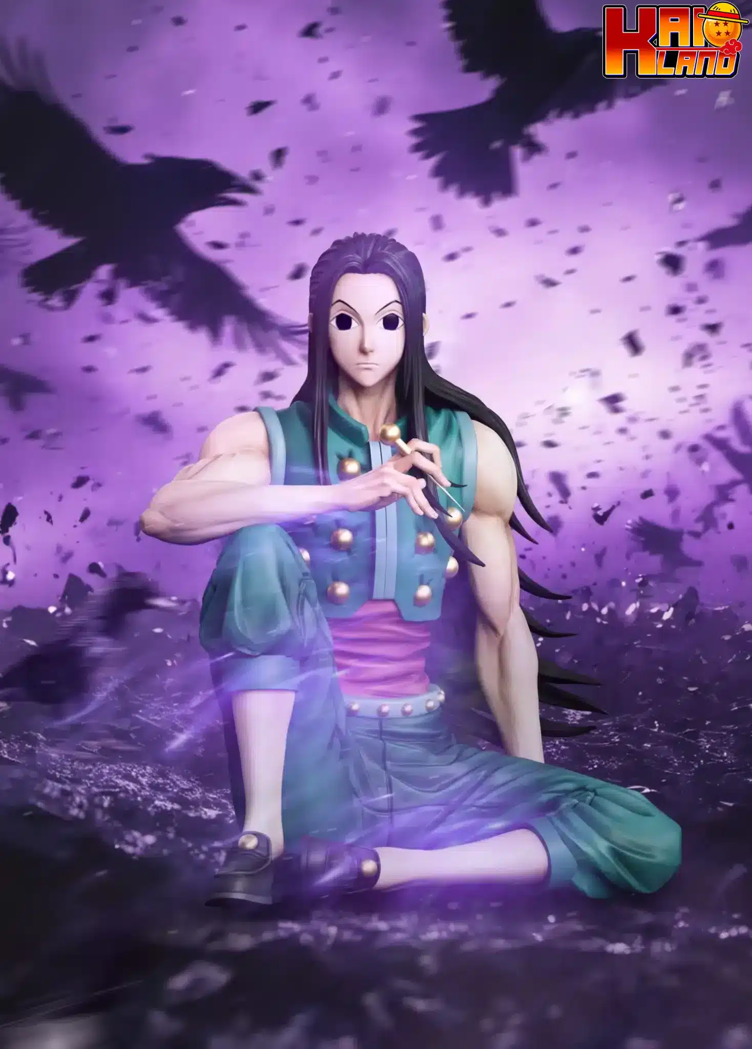 Hunter x Hunter PG Studio Sitting Illumi Zoldyck Resin Statue