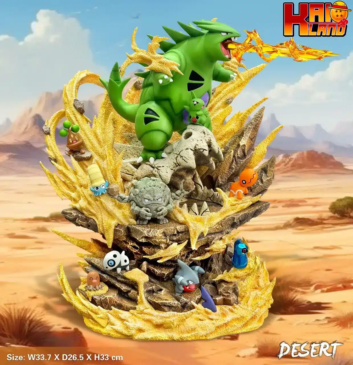 Pokemon EGG Studio Tyranitar Resin Statue