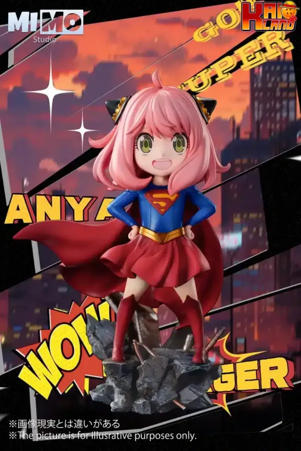Spy x Family Mimo Studio Anya Cos Super Girl Resin Statue 1