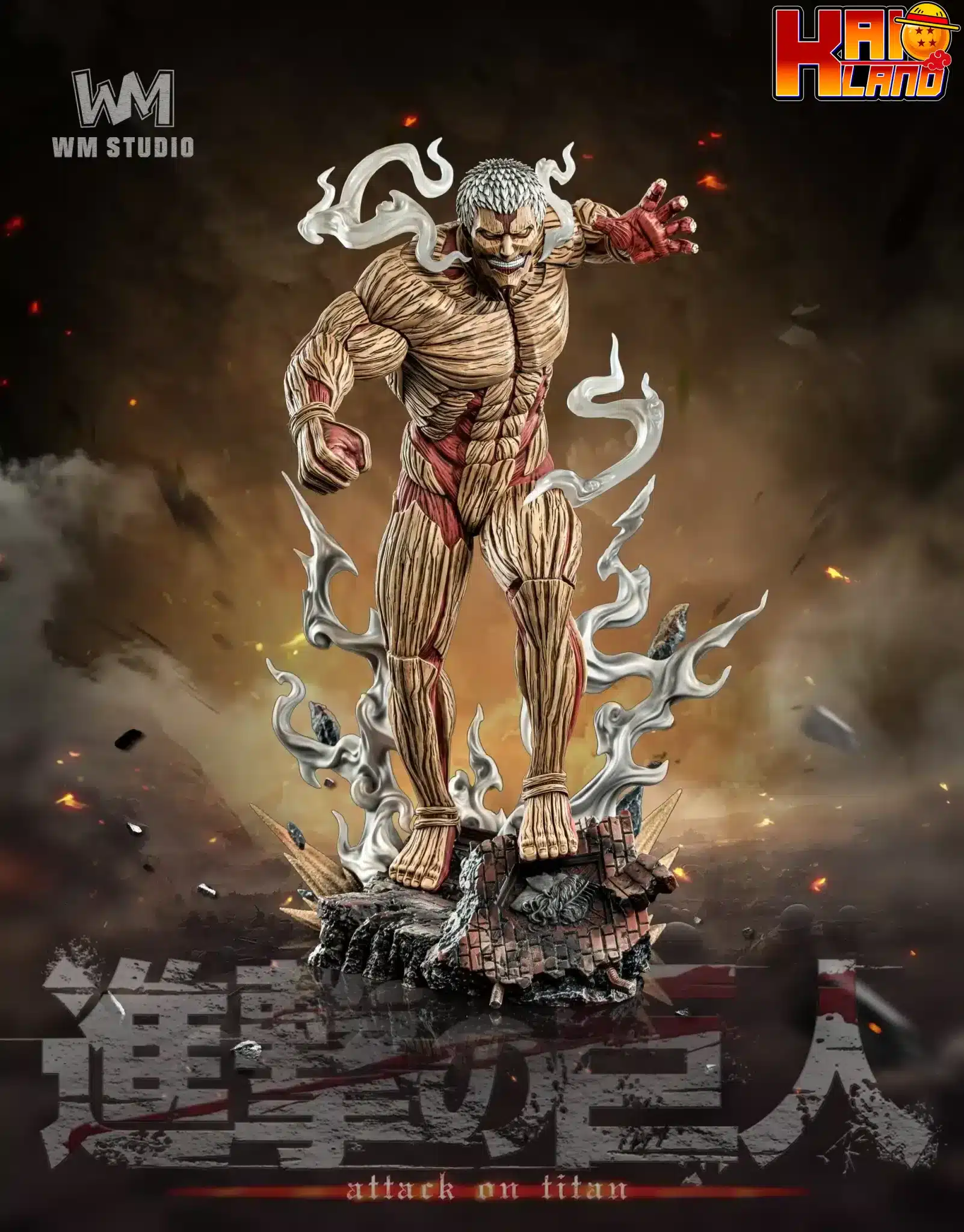 Attack on Titan WM Studio The Armored Titan Reiner Braun Resin Statue