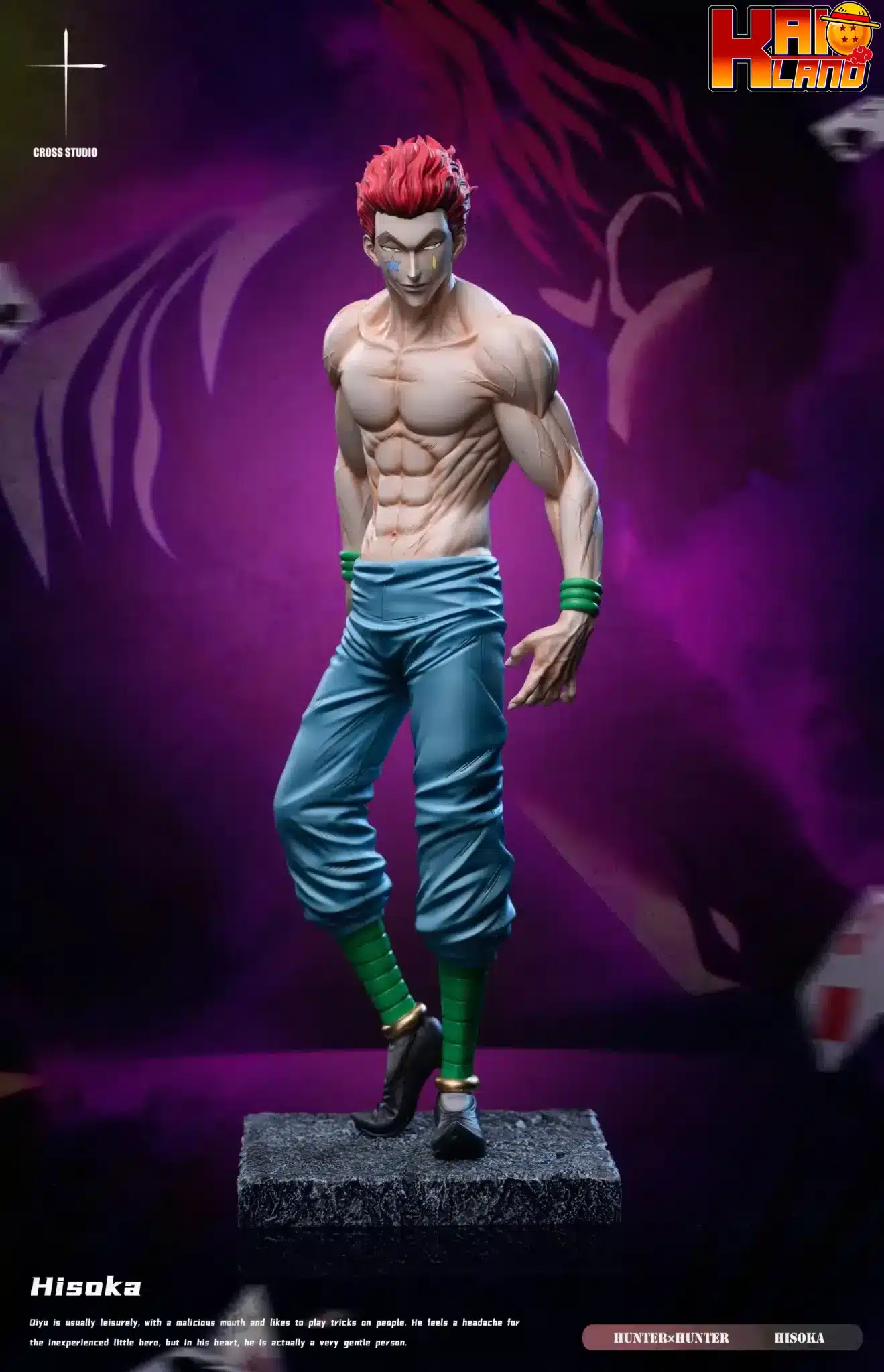 Hunter x Hunter Cross Studio Hisoka Resin Statue