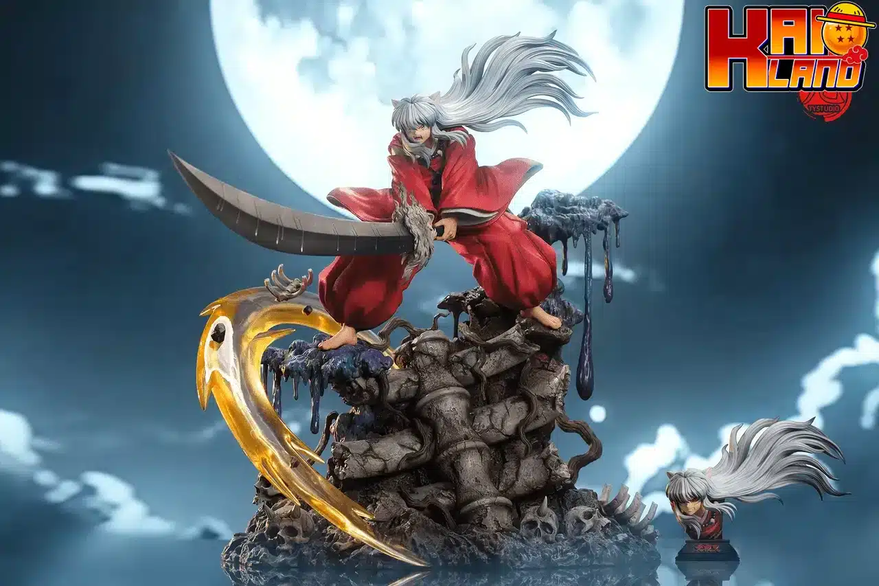 InuYasha TY Studio InuYasha Stone Resin Statue