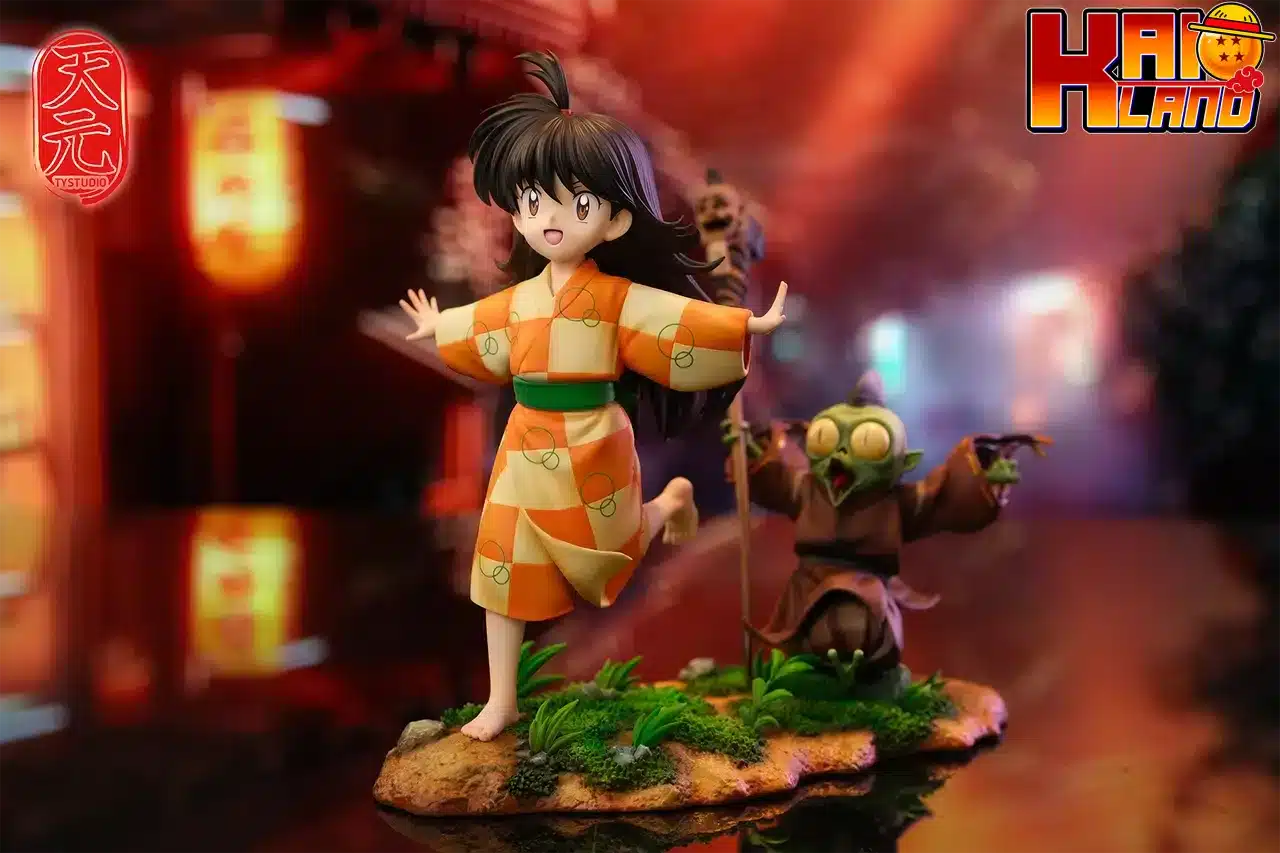 InuYasha TY Studio Rin x Jaken Resin Statue
