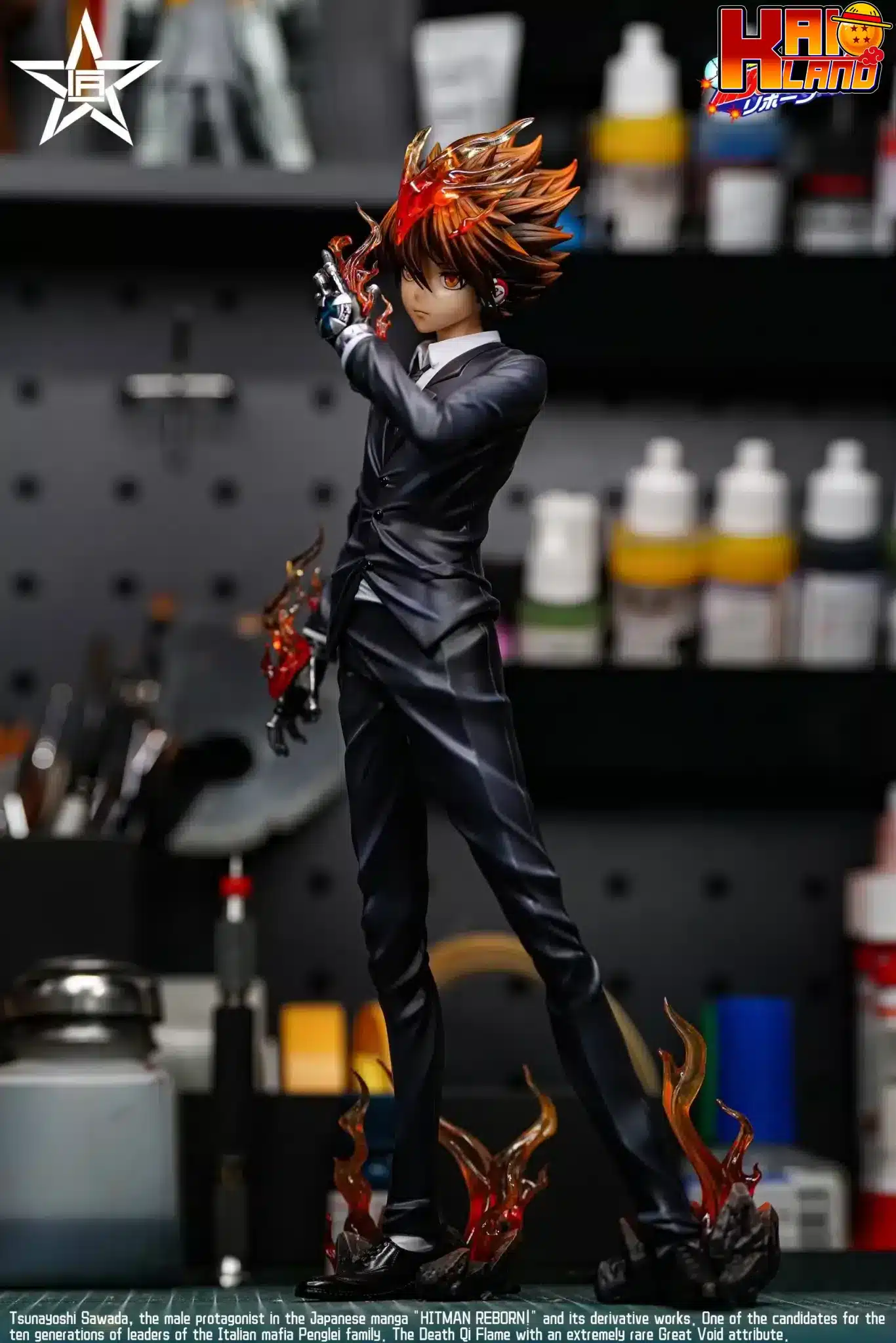Katekyo Hitman Reborn Jiang Xing Studio Tsunayoshi Sawada Resin Statue