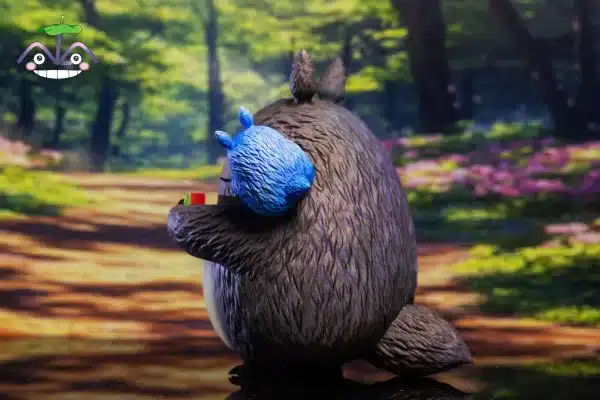 My Neighbor Totoro LM Studio Totoro Eating Watermelon Resin Statue 4
