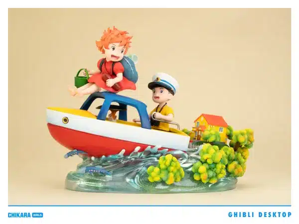 Ponyo on the Cliff Chikara Studio Ponyo Resin Statue 1