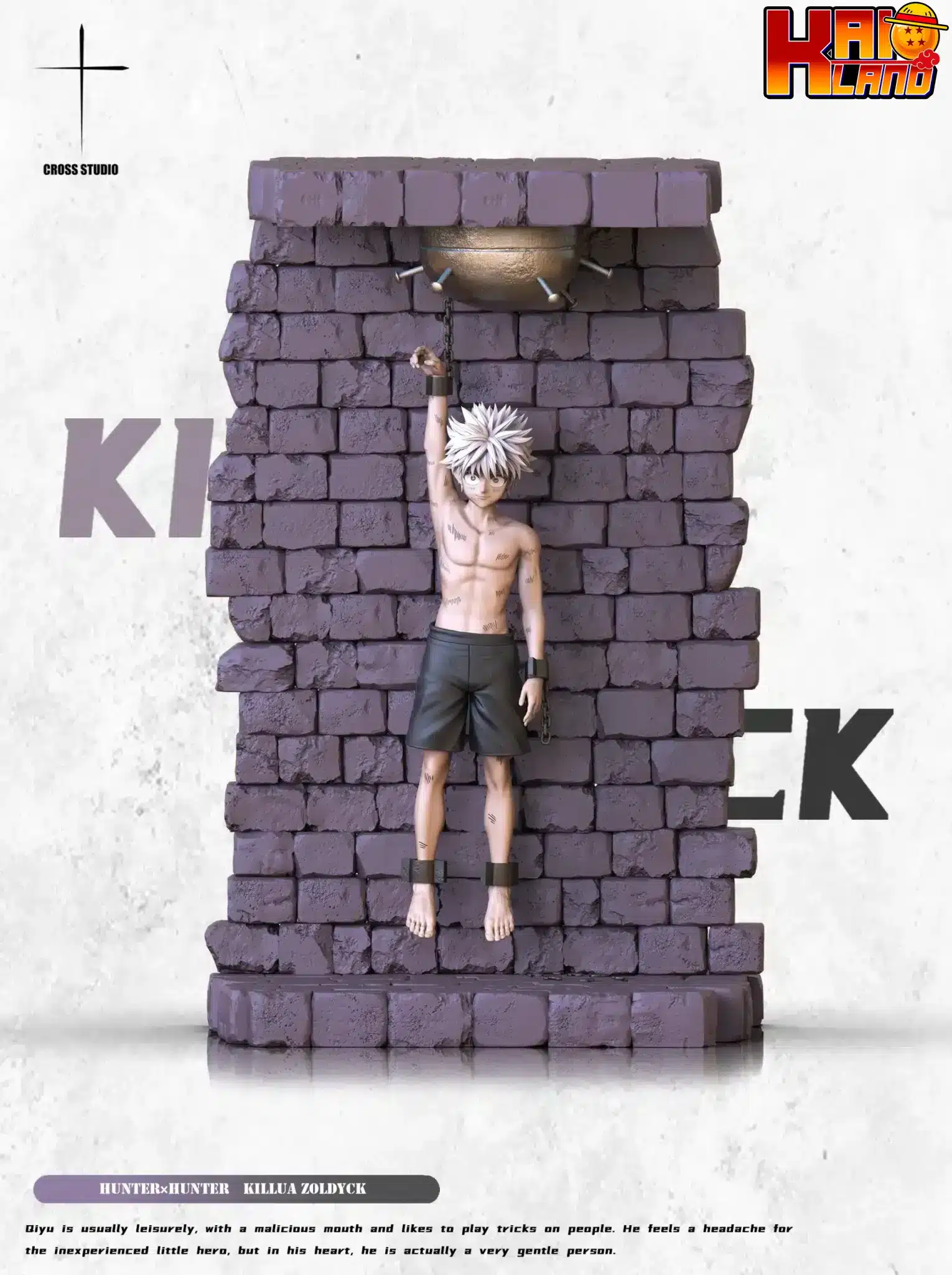 Hunter x Hunter Cross Studio Hanging Killua Resin Statue