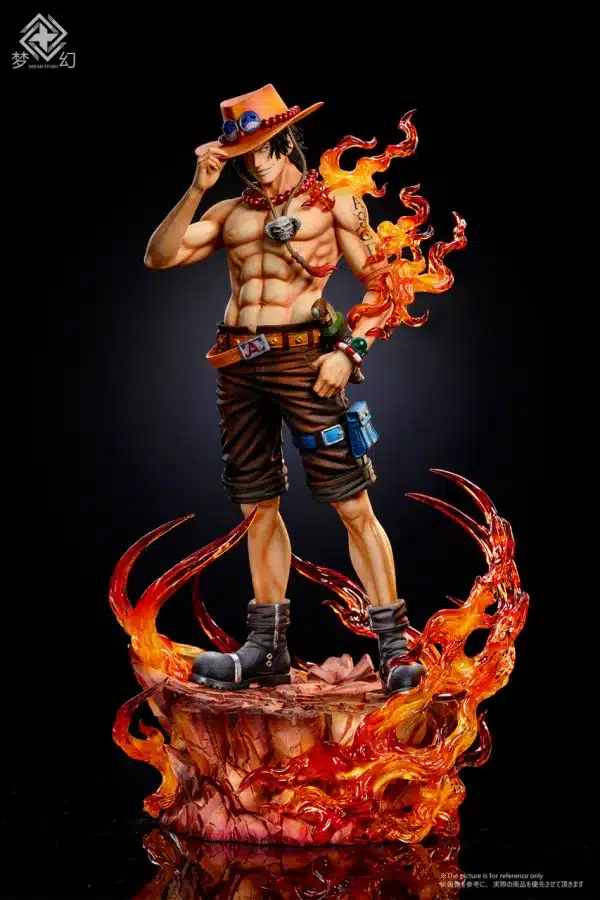 One Piece Dream Studio Portgas D Ace Resin Statue 1