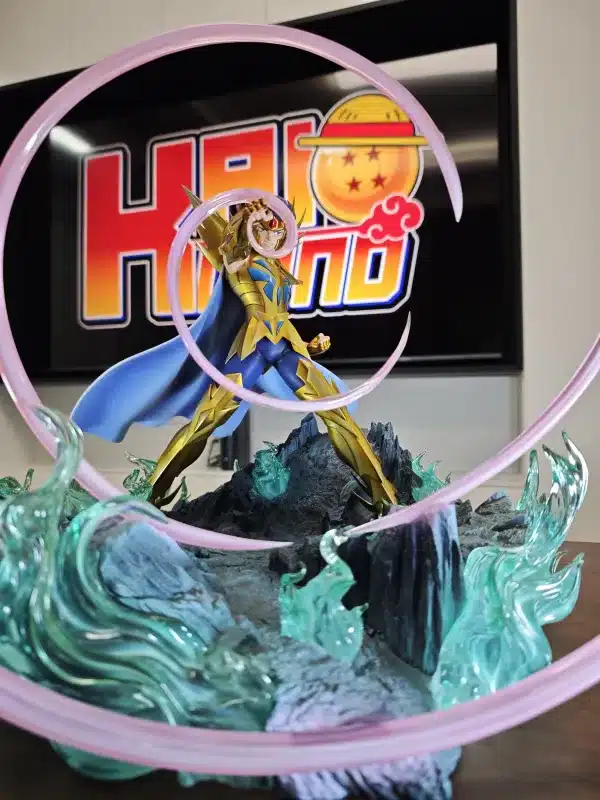 Saint Seiya Zodiakos Studio Gold Saint Deathmask Licensed Resin Statue 6 min