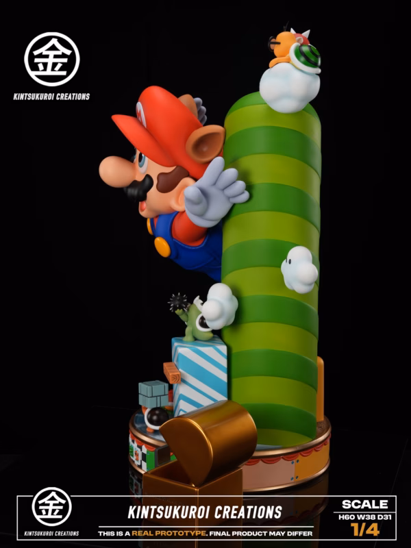 Super Mario Bros Kintsukuroi Creations Super Mario Bros 3 Dirorama Resin Statue 4 1