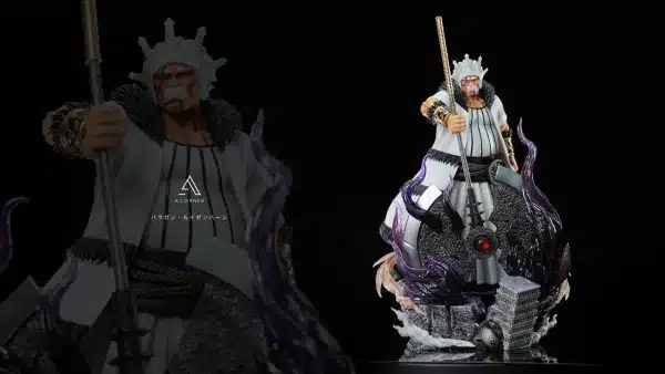 Bleach AC Studio Grimmjow Jaegerjaques x Baraggan Louisenbairn Resin Statue 3
