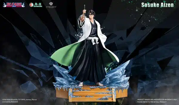 Bleach Zodiakos Studio Sosuke Aizen Licensed Resin Statue 1