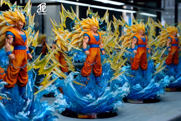 Dragon Ball BUU Studio SS3 Goku Ex Middle Base Anime Resin Statue 1