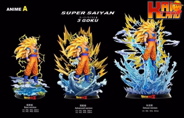Dragon Ball BUU Studio SS3 Goku Ex Middle Base Anime Resin Statue 3