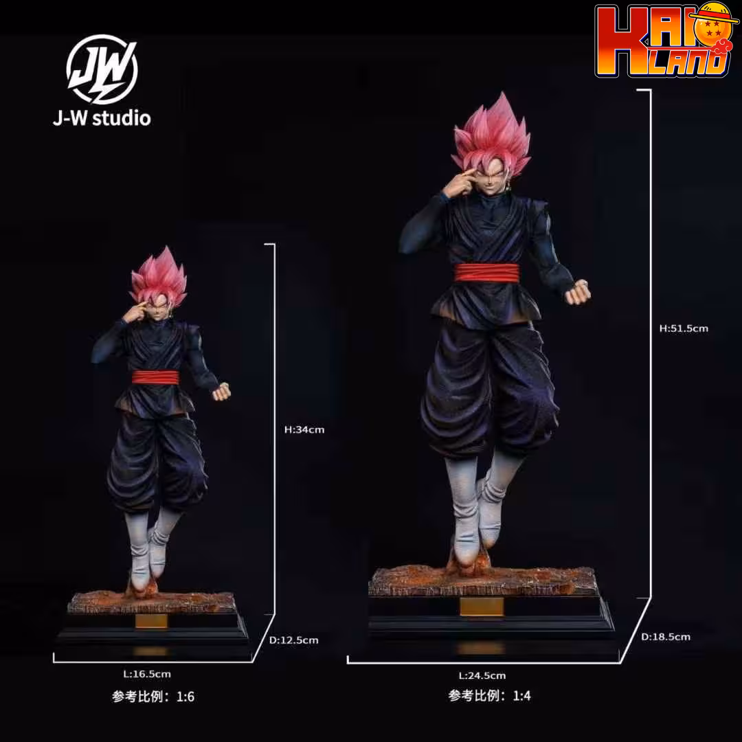 Dragon Ball JW Studio Goku Rose Resin Statue
