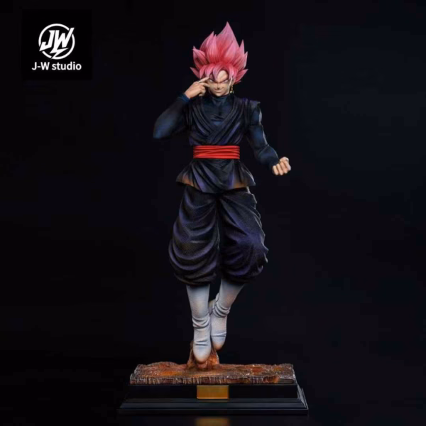 Dragon Ball JW Studio Goku Rose Resin Staue 2 1