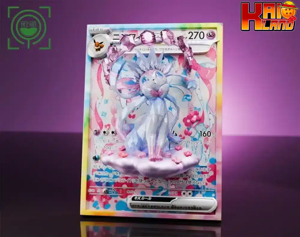 Pokemon GEISHA Studio Terastal Sylveon Resin Statue