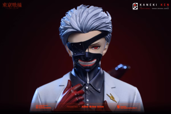 Tokyo Ghoul BW Studio Black Goat Kaneki Ken Resin Statue 3