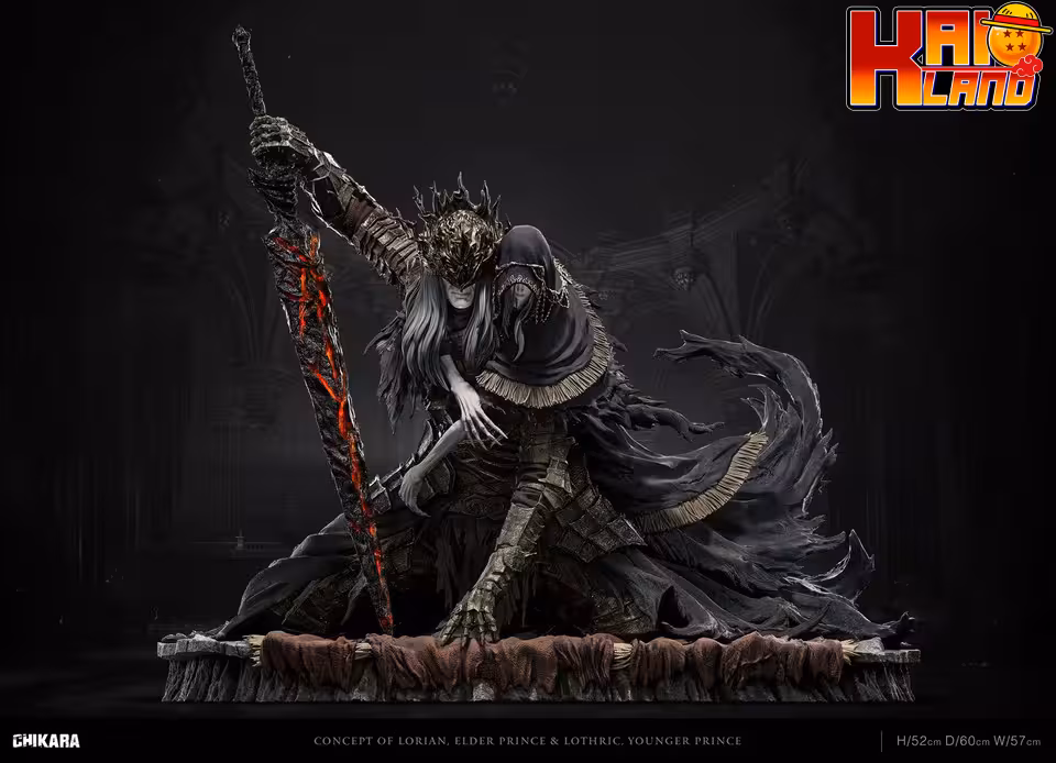 Dark Souls Chikara Studio Prince Lorian x Lothric Resin Statue