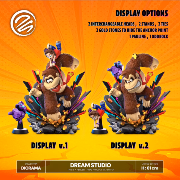 Donkey Kong Dream Studio Donkey Kong Bananza Resin Statue 1