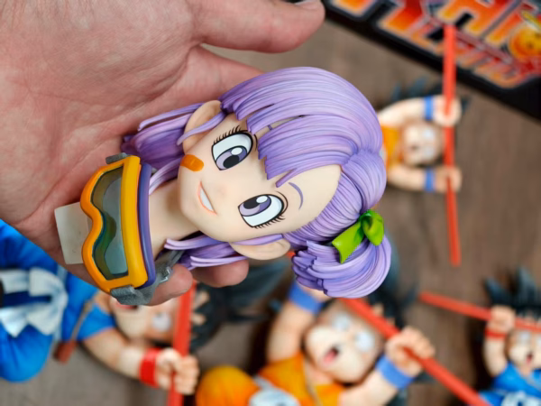 Dragon Ball Infinite Studio Bulma x Kid Goku Resin Statue 17