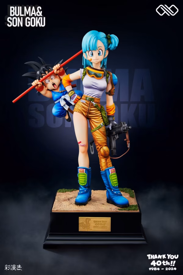 Dragon Ball Infinite Studio Bulma x Kid Goku Resin Statue 2