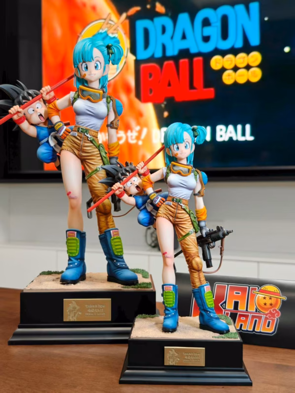 Dragon Ball Infinite Studio Bulma x Kid Goku Resin Statue