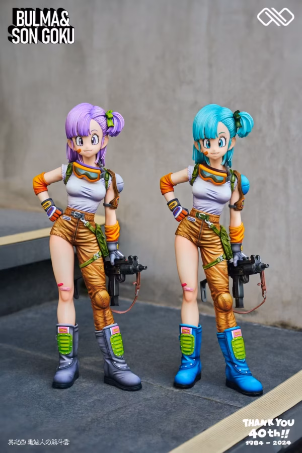 Dragon Ball Infinite Studio Bulma x Kid Goku Resin Statue 7