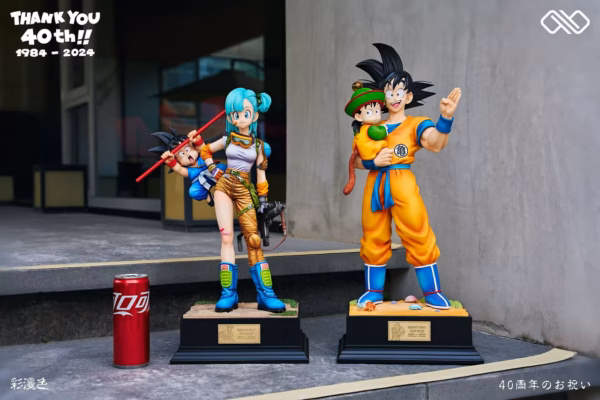 Dragon Ball Infinite Studio Bulma x Kid Goku Resin Statue 8