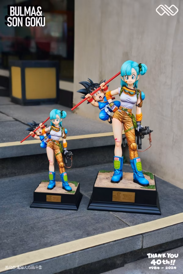 Dragon Ball Infinite Studio Bulma x Kid Goku Resin Statue 999