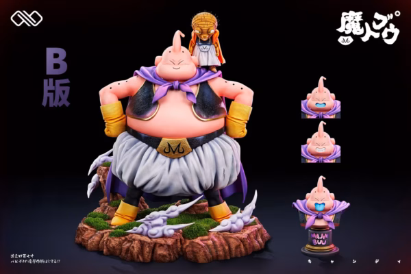 Dragon Ball Infinite Studio Fat Buu x Kid Buu Resin Statue 9