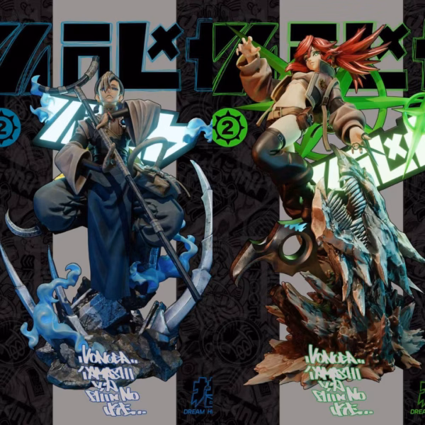 Gachiakuta Dream Hunter Studio Zanka Nijiku x Riyou Rippa Resin Statue 0